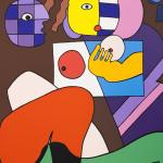 José de Guimarães "A jovem e o velho" | Twoart - Gallery