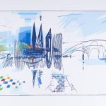 Nadir Afonso " As pontes sobre o reno" | Twoart - Gallery