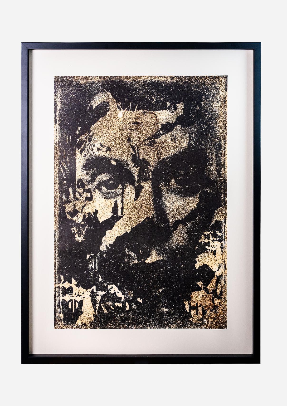 Vhils, "Acquaint 1", 2022